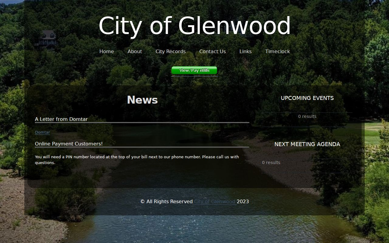 Pike County arrest warrant official Glenwood website source